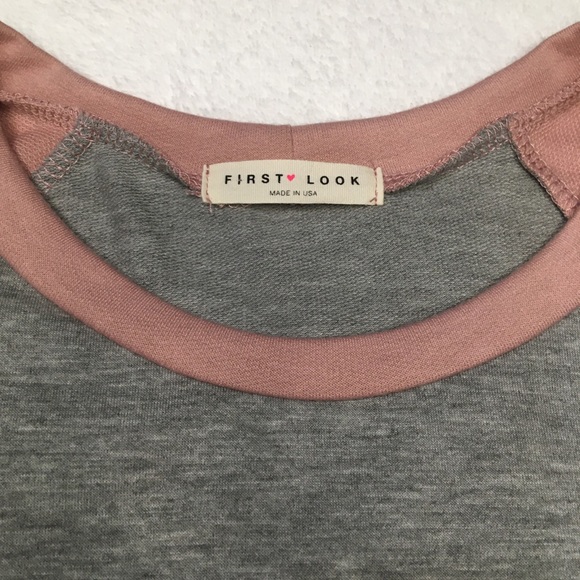 First Look made in USA medium crew neck long sleeves shirt - Picture 4 of 8